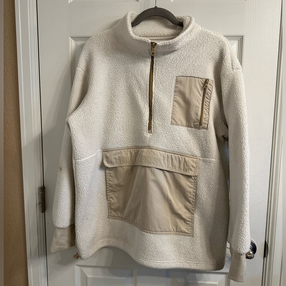 Aerie | OFFLINE Sherpa nylon quarter zip